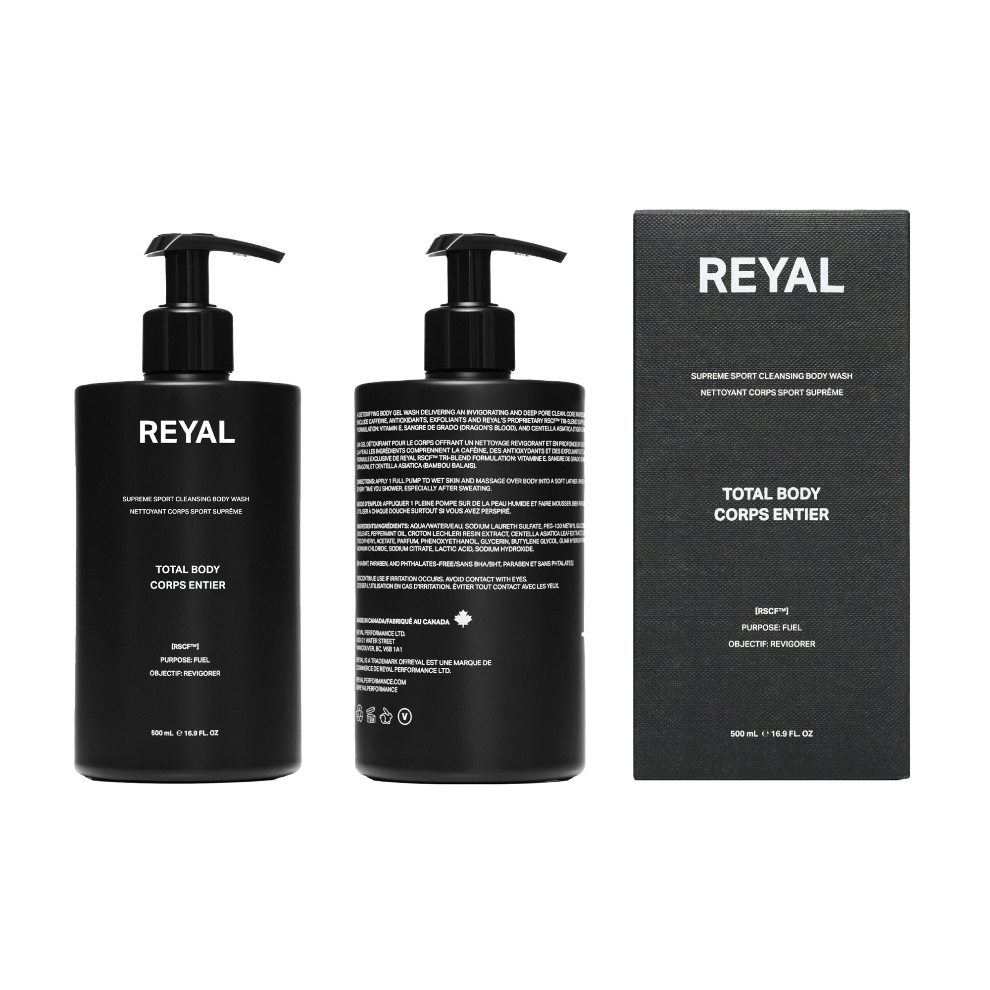 Reyal Body Wash line up