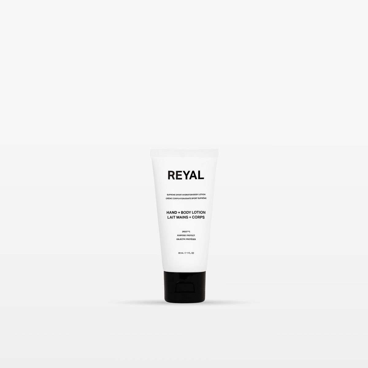 HYDRATING HAND + BODY LOTION [TRAVEL] in a sleek tube designed for hydration on-the-go.