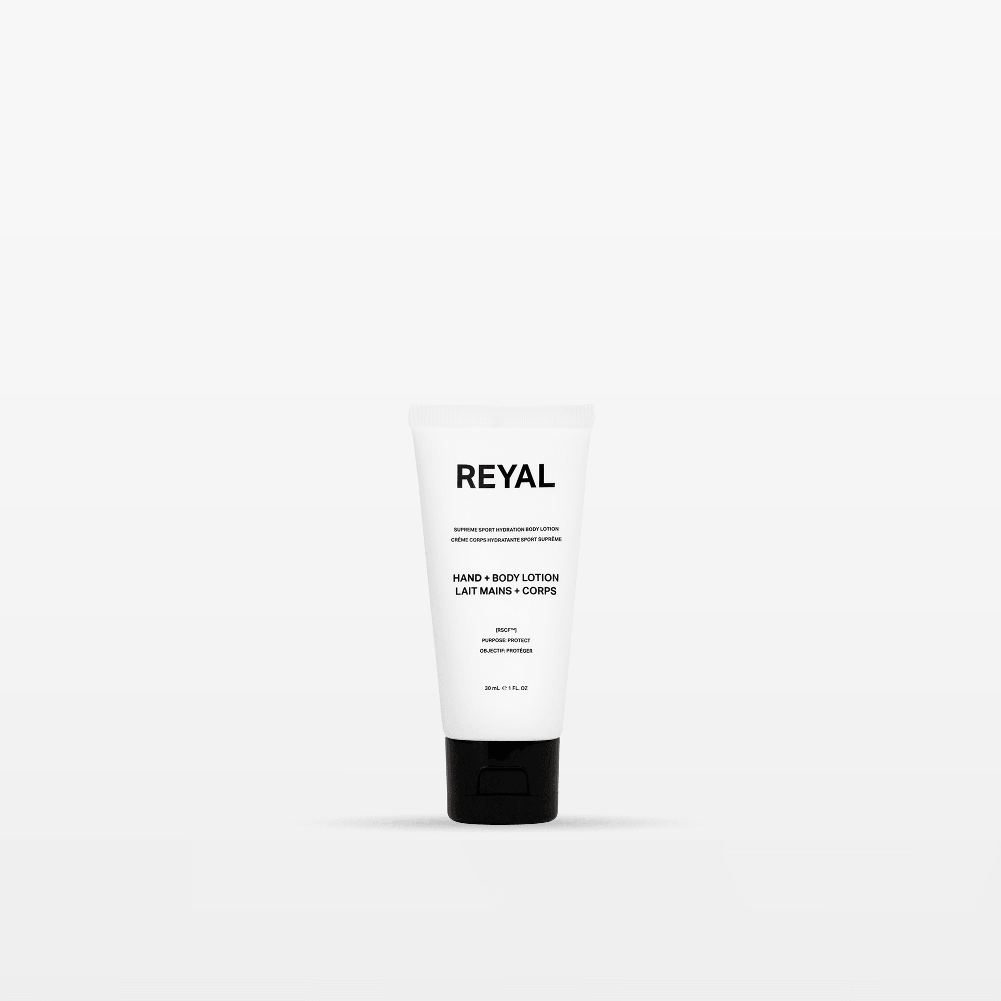 HYDRATING HAND + BODY LOTION [TRAVEL] in a sleek tube designed for hydration on-the-go.