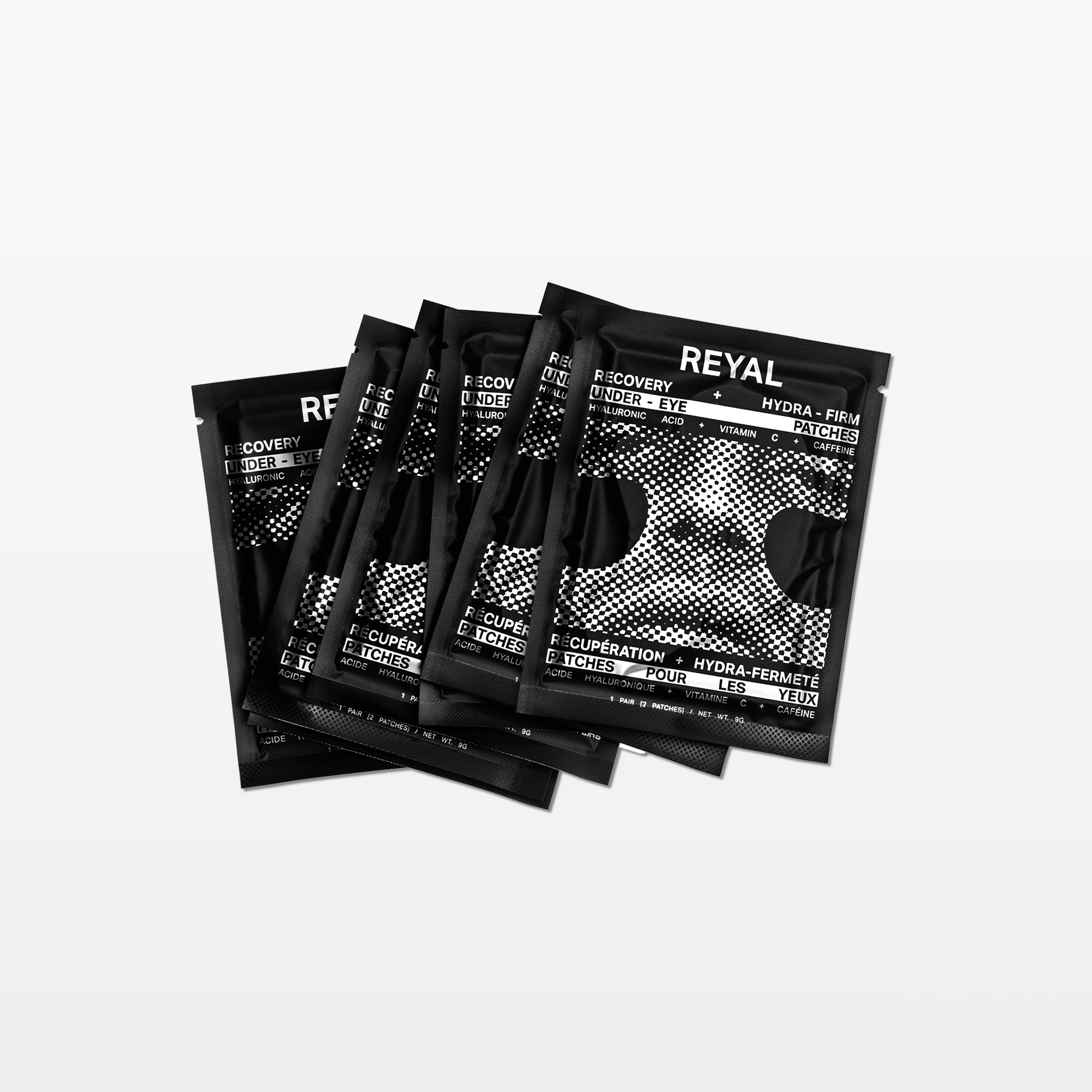 RECOVERY EYE PATCHES [6 PAIRS] for hydration and reducing puffiness, designed for everyday use.