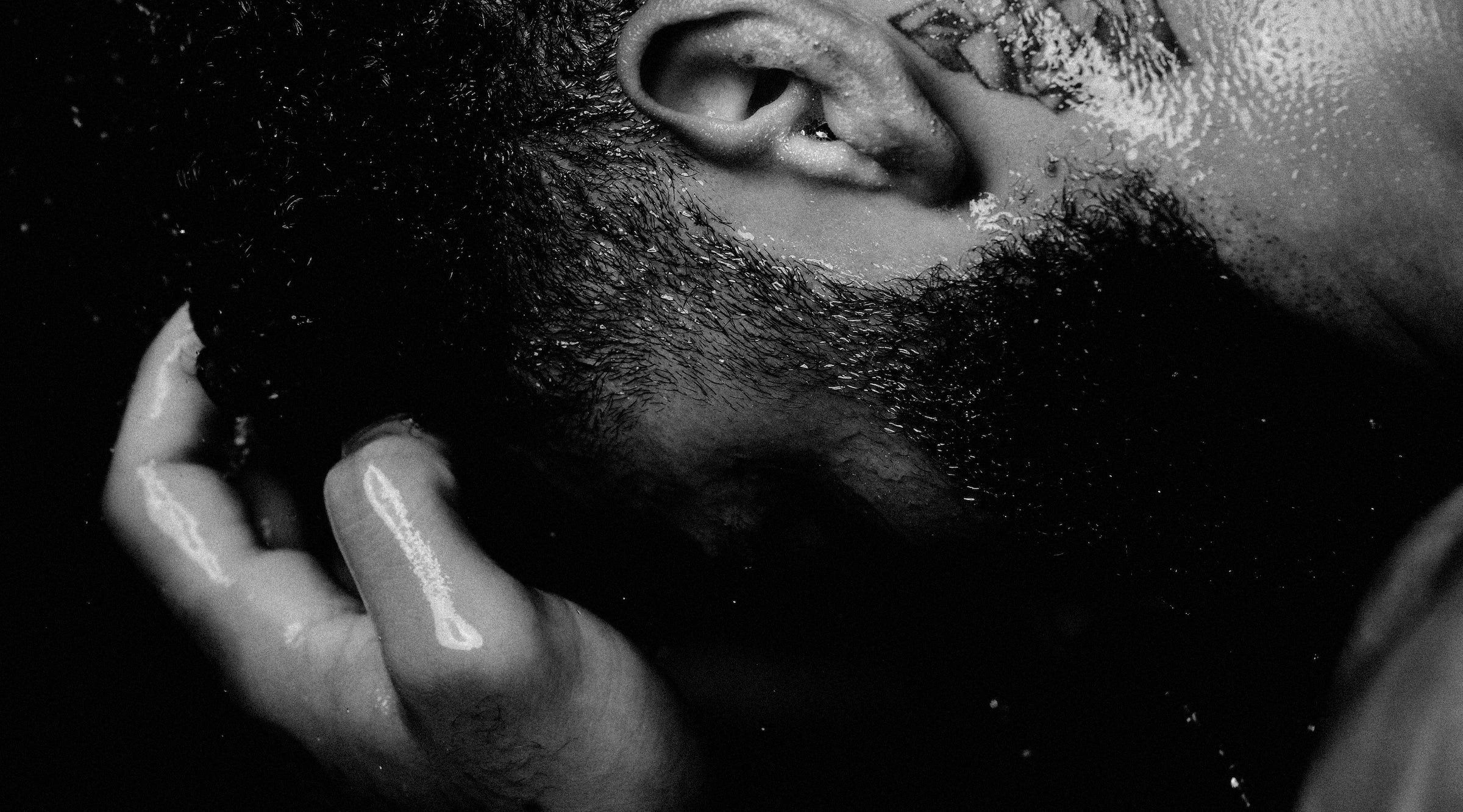 Reyal Performance skincare, hair & body care, a man washing his face using an athlete approved routine.