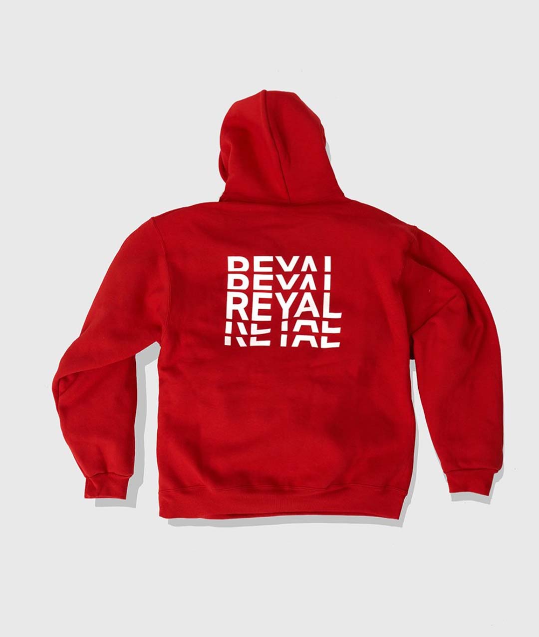 REYAL STACKED HOODIE [RED]