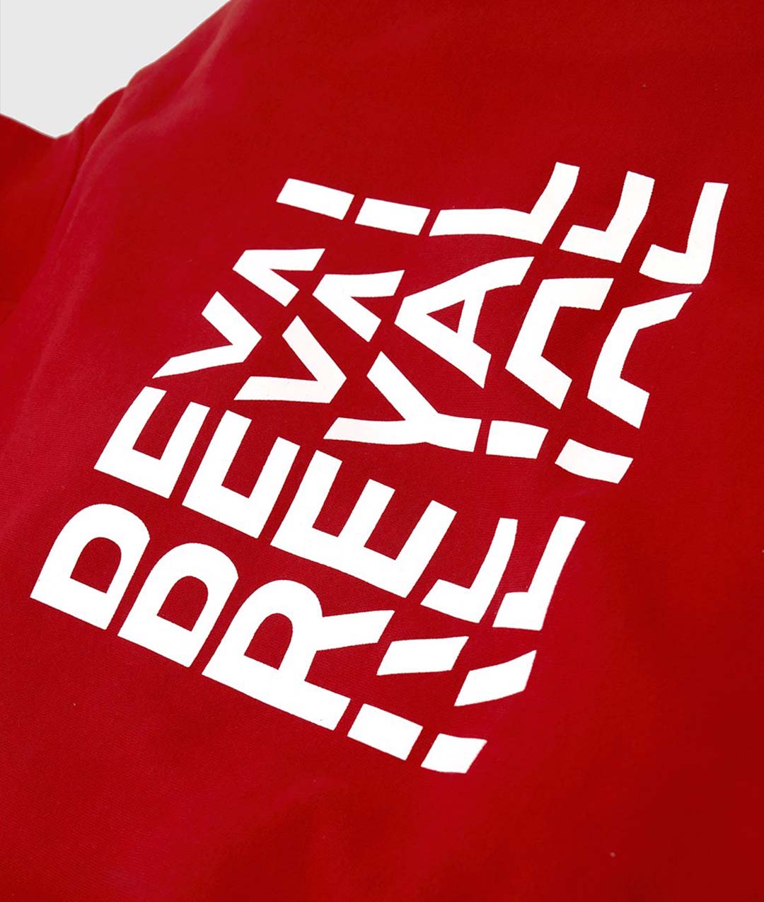 REYAL STACKED HOODIE [RED]